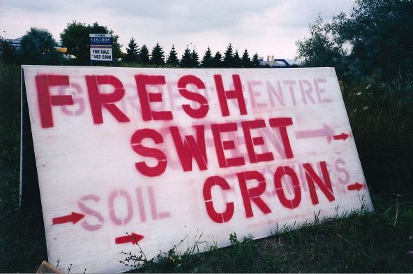 Fresh Sweet Cron sign