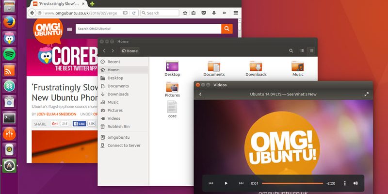 An Ubuntu desktop